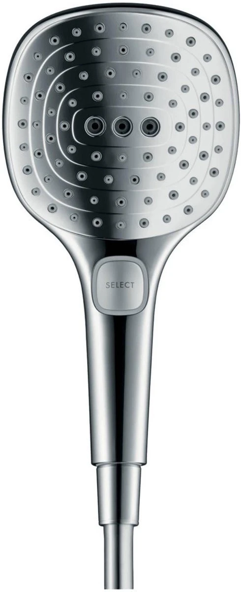 Hansgrohe Raindance Select E 120 3jet Handdouche - Chroom 7 Hansgrohe Raindance Select E 120 3jet Handdouche - Chroom - Afbeelding 7