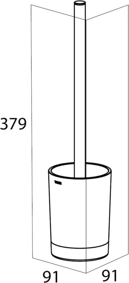 Tiger Tune Toiletaccessoires 3st. Incl. WC/Toilet Borstel, Rolhouder & Handdoekhaak - Messing/Zwart 9 Tiger Tune Toiletaccessoires 3st. Incl. WC/Toilet Borstel, Rolhouder & Handdoekhaak - Messing/Zwart - Afbeelding 9