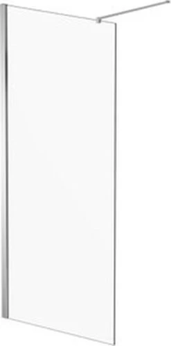 AKTIE Inloopdouche 90x200cm Veiligheidsglas Anti Kalk Chroom -Mooie Badkamer 595x1200 1