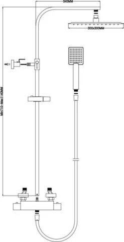 4bathroomz® Zwarte Regendouche Met Thermostaatkraan - 30 Cm Vierkant 13 4bathroomz® Zwarte Regendouche Met Thermostaatkraan - 30 Cm Vierkant -Mooie Badkamer 618x1200 1