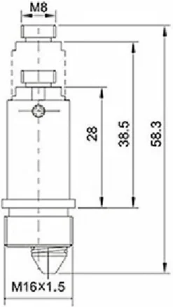 Waterval Gootsteen Pop-Up Montage Schroef – Wastafel M8 Click Schroef - Vervanging Montage Schroef Voor De Meeste Spoelbak Bad Wastafel Afvoerstoppen -Mooie Badkamer 679x1200
