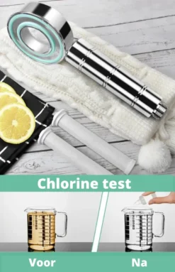 Merkloos Waterbesparende Douchekop - Handdouche Met Hoge Druk En Filter - Regendouche -Mooie Badkamer 773x1200 18