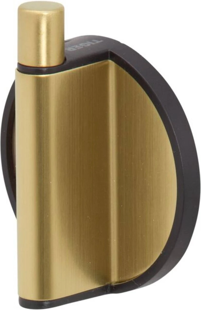 Tiger Tune Toiletaccessoires 3st. Incl. WC/Toilet Borstel, Rolhouder & Handdoekhaak - Messing/Zwart 2 Tiger Tune Toiletaccessoires 3st. Incl. WC/Toilet Borstel, Rolhouder & Handdoekhaak - Messing/Zwart - Afbeelding 2