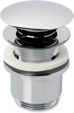 Plieger Afvoerplug Wastafel – Afvoerplug Clickclack – Clickwaste Afvoerplug – Afvoerplug Chroom