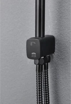 Livarno Home Regendouche Set Zwart 80-120cm Hoogte Verstelbaar -Mooie Badkamer 824x1200 2