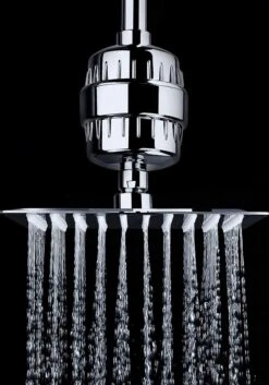 Regendouchekop XL Deluxe Ionisch Met Premium Waterfilter - Waterbesparend - ø 28 Cm - Inclusief Extra Navulling - Slang En Houder - Douchekop Met Filter - Regendouche - Handdouche - Hoge Druk - RVS - Douchefilter - Wellness - Spa -Mooie Badkamer 840x1200 1