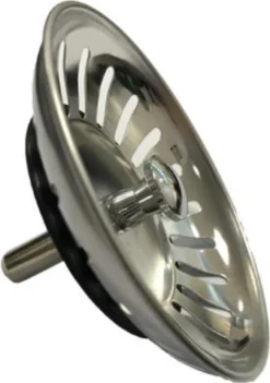 FSW-Products - Gootsteen Afvoer Plug Voor De Keuken - Zilver - RVS - 1 Stuk - Korfplug - Wasbak - Ontstopper -Mooie Badkamer 844x1200