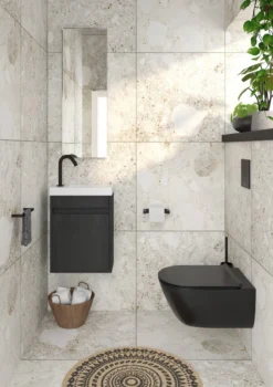 Saqu Tube - Fonteinkraan - Wastafelkraan Voor Het Toilet - Koudwaterkraan - Mat Zwart - C-uitloop -Mooie Badkamer 848x1200 8