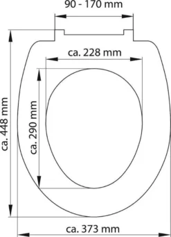 SCHÜTTE WC-Bril 82155 INDUSTRIAL GREY - Duroplast - Soft Close - Verchroomde Scharnieren - Decor - 1-zijdige Print -Mooie Badkamer 869x1200