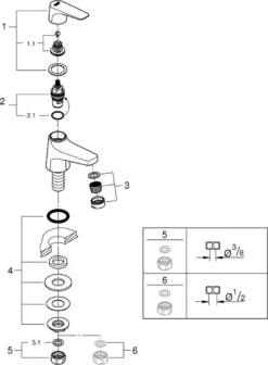 GROHE QuickFix Start Flow Fonteinkraan - Lage Uitloop - Chroom - 20577000 -Mooie Badkamer 883x1200 3