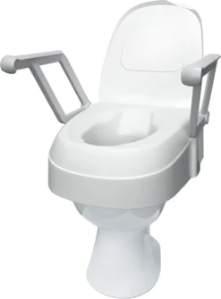 Drive Toiletverhoger Tse 120 Met Deksel En Armleuningen - Hoogte Verstelbaar