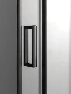 Merkloos Douchecabine Vierkant - 90x90x200cm 6 Mm - Nano Anti Kalk Veiligheidsglas - Zwart Aluminium Omlijsting -Mooie Badkamer 900x1200 30