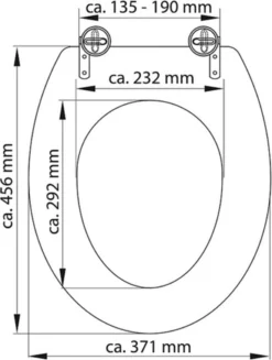 SCHÜTTE WC-Bril 82000 WHITE - Duroplast - RVS-Scharnieren - Gelakt - Wit -Mooie Badkamer 906x1200 2