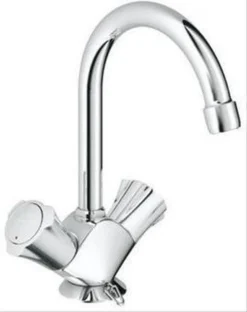 GROHE Costa-L Wastafelkraan - Met Ketting - Chroom -Mooie Badkamer 950x1200