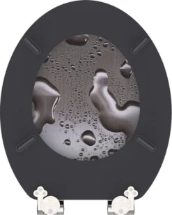 SCHÜTTE WC-Bril 80123 GREY STEEL - MDF-Hout - Soft Close - Verchroomde Scharnieren - Decor - 3-zijdige Print -Mooie Badkamer 962x1200 1