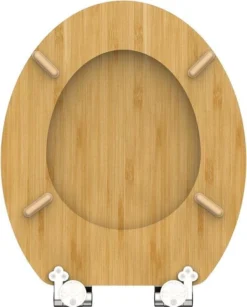 SCHÜTTE WC-Bril 81101 NATURAL BAMBOO - Massief Bamboe - Soft Close - Verchroomde Scharnieren 14 SCHÜTTE WC-Bril 81101 NATURAL BAMBOO - Massief Bamboe - Soft Close - Verchroomde Scharnieren -Mooie Badkamer 966x1200 2