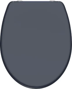SCHÜTTE WC-Bril 82304 ANTHRAZIT - Duroplast - Soft Close - Afklikbaar - RVS-Scharnieren - Gelakt - Antraciet -Mooie Badkamer 976x1200