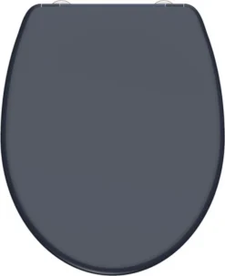 SCHÜTTE WC-Bril 82304 ANTHRAZIT - Duroplast - Soft Close - Afklikbaar - RVS-Scharnieren - Gelakt - Antraciet -Mooie Badkamer 977x1200 7